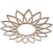 Ekena Millwork Daisy Wood Fretwork Pierced Ceiling Medallion, Red Oak, 18"OD x 6 1/4"ID x 3/8"T CMWP18X18X0375DARO - alternate 5